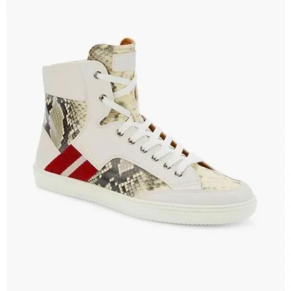 Bally Snakeskin Sneakers - Picture 2 of 11